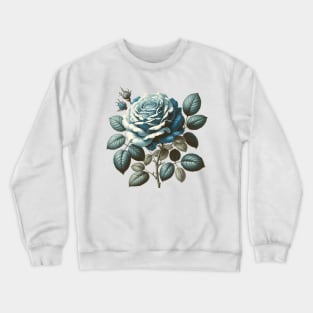 Blue Rose Crewneck Sweatshirt